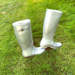 Silver Hunter Rain Boots